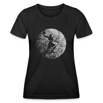 Basketball - Women's Functional T-Shirt - black - Front - AI Model Female 172 light (172cm)