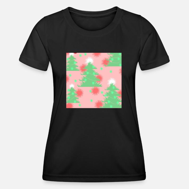 Pastel winter - Women's Functional T-Shirt - black