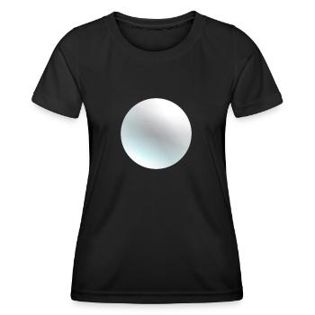 Der Planet Pluto - Frauen Funktions-T-Shirt - Schwarz - Vorne - AI Model Female 172 light (172cm)
