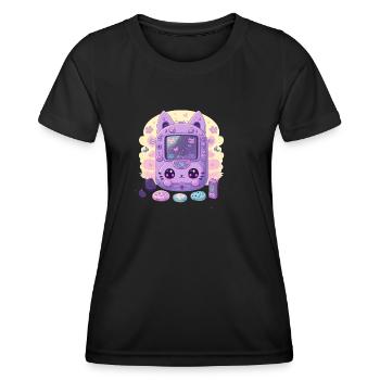 Pastel Tamagotchi - Women's Functional T-Shirt - black - Front - AI Model Female 172 light (172cm)