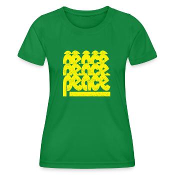 Friede - Frauen Funktions-T-Shirt - Kelly Green - Vorne - AI Model Female 172 dark (172cm)