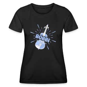Geschenk für Bobbi - Frauen Funktions-T-Shirt - Schwarz - Vorne - AI Model Female 172 light (172cm)