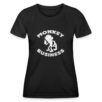 Singeries - T-shirt sport Femme - noir - Devant - AI Model Female 172 light (172cm)