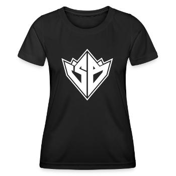 Saiyajins Bikers Squad Weißes Design - Frauen Funktions-T-Shirt - Schwarz - Vorne - AI Model Female 172 light (172cm)