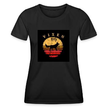 VIxen Stylish Ladies T-Shirt. Mothers Day Gift - Women's Functional T-Shirt - black - Front - AI Model Female 172 light (172cm)