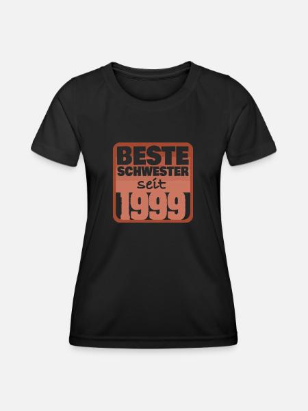 Witzig 1999 - Frauen Funktions-T-Shirt - Schwarz