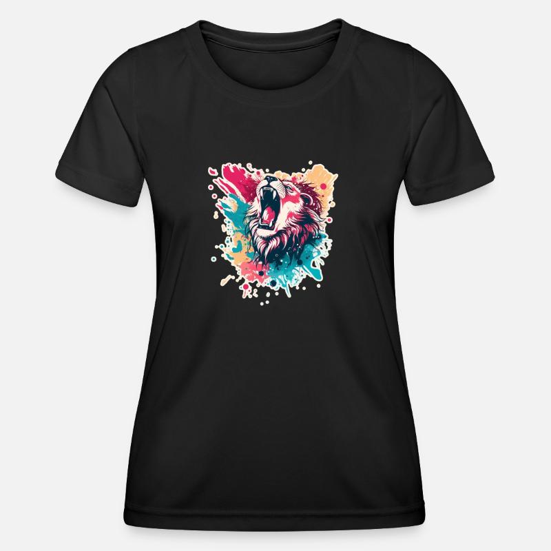 Lion - Women's Functional T-Shirt - black