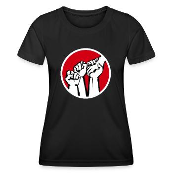 Fists1b - Women's Functional T-Shirt - black - Front - AI Model Female 172 light (172cm)