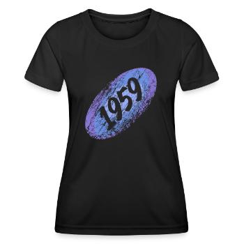 Recruit 1959 - Women's Functional T-Shirt - black - Front - AI Model Female 172 light (172cm)
