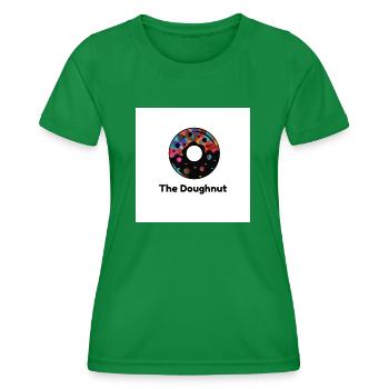 The Doughnut - Women's Functional T-Shirt - kelly green - Front - AI Model Female 172 dark (172cm)