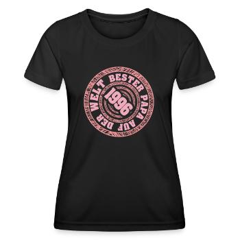 Vater 1996 - Frauen Funktions-T-Shirt - Schwarz - Vorne - AI Model Female 172 light (172cm)