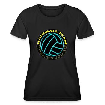 Handball Team 3 - Women's Functional T-Shirt - black - Front - AI Model Female 172 light (172cm)