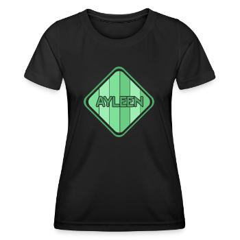 Geschenk Ayleen - Frauen Funktions-T-Shirt - Schwarz - Vorne - AI Model Female 172 light (172cm)