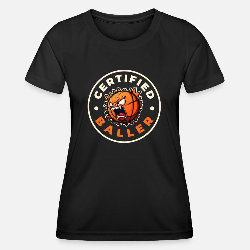 Certified Baller - Women's Functional T-Shirt - black