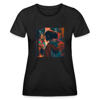 Sophia die Ewige - Frauen Funktions-T-Shirt - Schwarz - Vorne - AI Model Female 172 light (172cm)