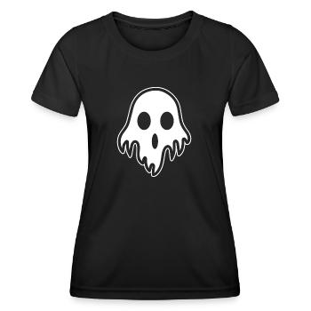 Geist Geister Geisterstunde Halloween - Frauen Funktions-T-Shirt - Schwarz - Vorne - AI Model Female 172 light (172cm)