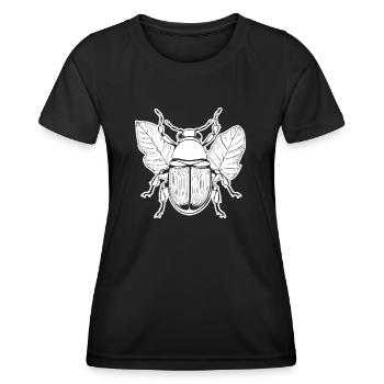 Insectes, bestioles, arthropodes - T-shirt sport Femme - noir - Devant - AI Model Female 172 light (172cm)