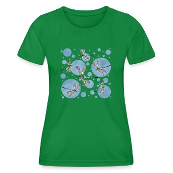 Wichtig - Frauen Funktions-T-Shirt - Kelly Green - Vorne - AI Model Female 172 dark (172cm)