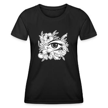 Eye Eyes Ophthalmologist - Women's Functional T-Shirt - black - Front - AI Model Female 172 light (172cm)