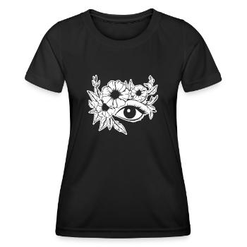 Eye Eyes Ophthalmologist - Women's Functional T-Shirt - black - Front - AI Model Female 172 light (172cm)