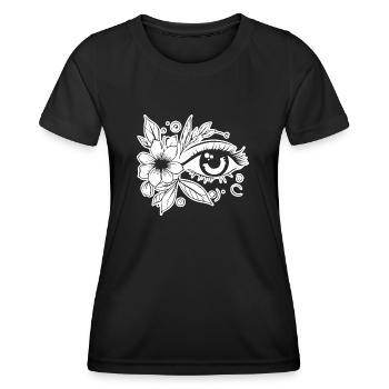 Eye Eyes Ophthalmologist - Women's Functional T-Shirt - black - Front - AI Model Female 172 light (172cm)
