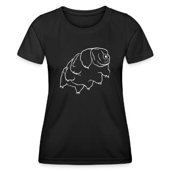 Tardigrade - T-shirt sport Femme - noir - Devant - AI Model Female 172 light (172cm)