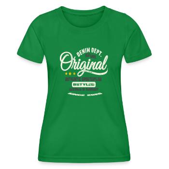 Vêtements de sport originaux - T-shirt sport Femme - vert - Devant - AI Model Female 172 dark (172cm)