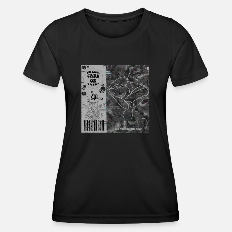 "Buy Yourself Some Future" - Women's Functional T-Shirt - black
