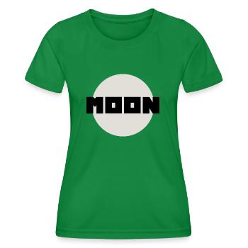 MOON (Original) - T-shirt sport Femme - vert - Devant - AI Model Female 172 dark (172cm)