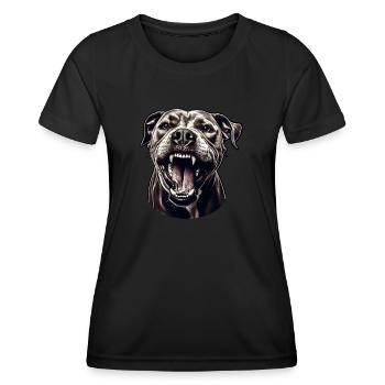 Pitbull – Strength and loyalty in one - Women's Functional T-Shirt - black - Front - AI Model Female 172 light (172cm)