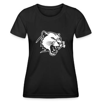 Panther Predator Jungle Wildcat - T-shirt sport Femme - noir - Devant - AI Model Female 172 light (172cm)