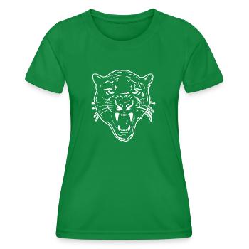 Panther Predator Jungle Wildcat - T-shirt sport Femme - vert - Devant - AI Model Female 172 dark (172cm)
