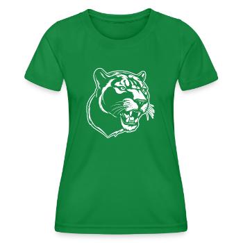 Panther Predator Jungle Wildcat - T-shirt sport Femme - vert - Devant - AI Model Female 172 dark (172cm)