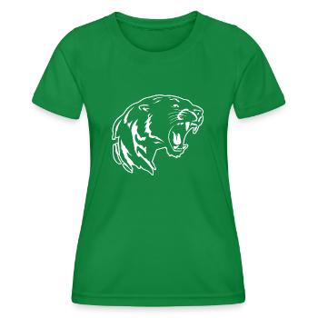 Panther Predator Jungle Wildcat - T-shirt sport Femme - vert - Devant - AI Model Female 172 dark (172cm)