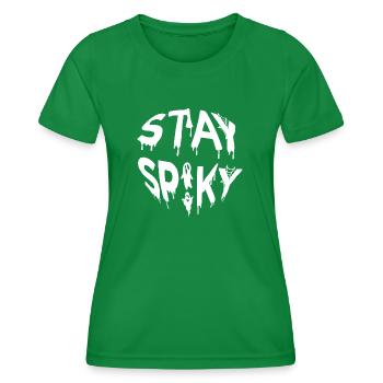 Stay Spooky - Frauen Funktions-T-Shirt - Kelly Green - Vorne - AI Model Female 172 dark (172cm)