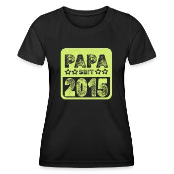 2015 - Frauen Funktions-T-Shirt - Schwarz - Vorne - AI Model Female 172 light (172cm)