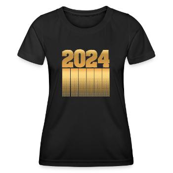 Birthday 2024 - Women's Functional T-Shirt - black - Front - AI Model Female 172 light (172cm)