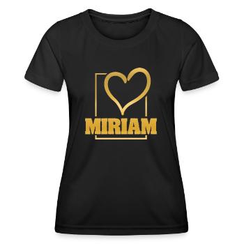 Love Miriam - Women's Functional T-Shirt - black - Front - AI Model Female 172 light (172cm)