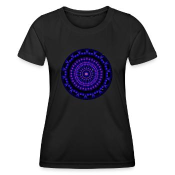Mantra 1 - Frauen Funktions-T-Shirt - Schwarz - Vorne - AI Model Female 172 light (172cm)
