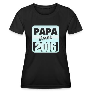 Vater 2016 - Frauen Funktions-T-Shirt - Schwarz - Vorne - AI Model Female 172 light (172cm)