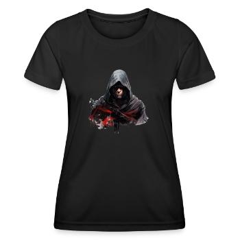Secret Shadow - Women's Functional T-Shirt - black - Front - AI Model Female 172 light (172cm)