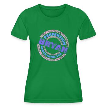 Perfektion Bryan - Frauen Funktions-T-Shirt - Kelly Green - Vorne - AI Model Female 172 dark (172cm)