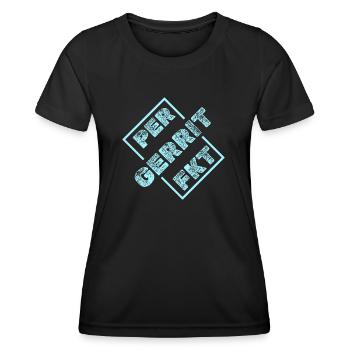 Gerrit parfait - T-shirt sport Femme - noir - Devant - AI Model Female 172 light (172cm)