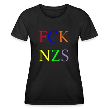 FCK NZS - T-shirt sport Femme - noir - Devant - AI Model Female 172 light (172cm)