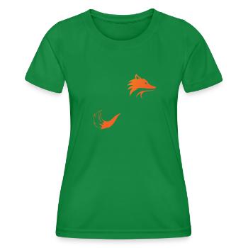 Renard - T-shirt sport Femme - vert - Devant - AI Model Female 172 dark (172cm)