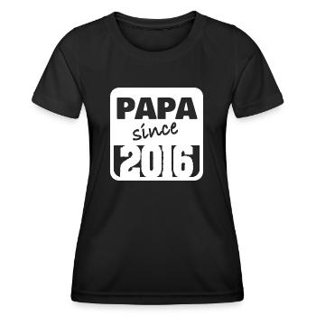 Vater 2016 - Frauen Funktions-T-Shirt - Schwarz - Vorne - AI Model Female 172 light (172cm)