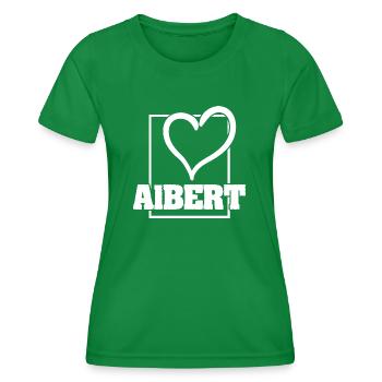 Heiraten für Albert Frau JGA - Frauen Funktions-T-Shirt - Kelly Green - Vorne - AI Model Female 172 dark (172cm)