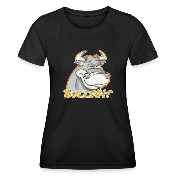 Bullshit-Regenbogen - Frauen Funktions-T-Shirt - Schwarz - Vorne - AI Model Female 172 light (172cm)