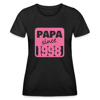 Vater 1998 - Frauen Funktions-T-Shirt - Schwarz - Vorne - AI Model Female 172 light (172cm)