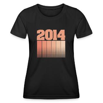 2014 - T-shirt sport Femme - noir - Devant - AI Model Female 172 light (172cm)